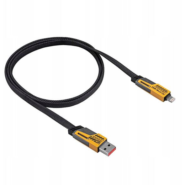 Καλώδιο USB A + USB τύπου C / USB τύπου C + Lightning 1μ AK-USB-57 65W