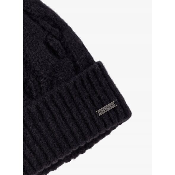Σκουφάκι με Πομ Columbia Boundless Days Cable Knit 2092641010 Czarne One size