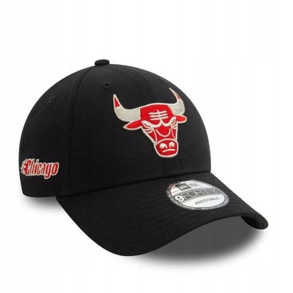 Καπέλο New Era 9FORTY Chicago Bulls Metallic NBA 60580841 Μαύρο OSFM