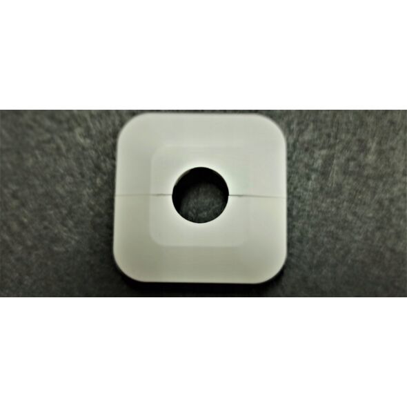 Διαχωρισμένη ροζέτα λευκή FI16 (πλαστικό) 50/50/7 mm