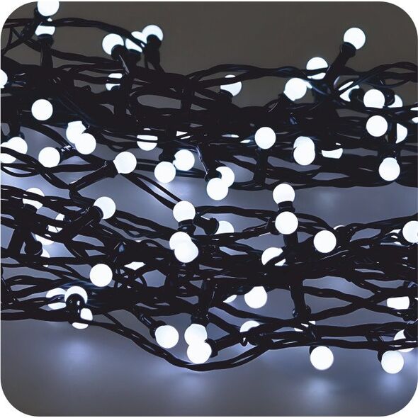 ExtraLink | Λαμπάκια LED | μπάλες 200L ψυχρό λευκό, μήκ. 3 + 16 μ