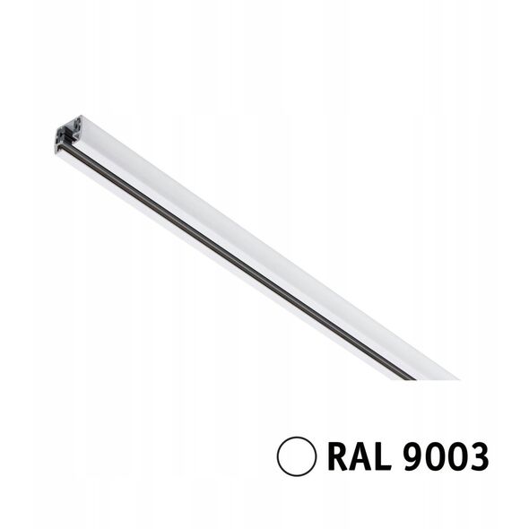 Σύστημα URail ράγας 0,1m 230V λευκό RAL9003 / μέταλλο