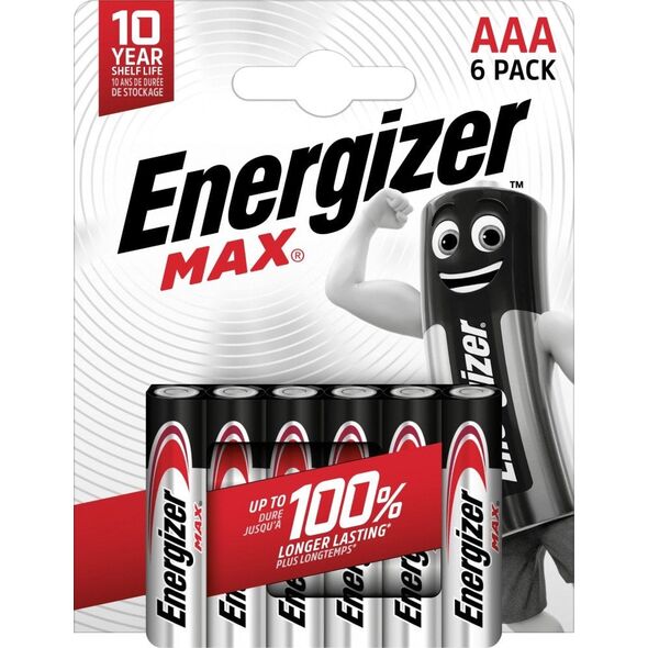 Energizer LR03/6 Max AAA 6 pack