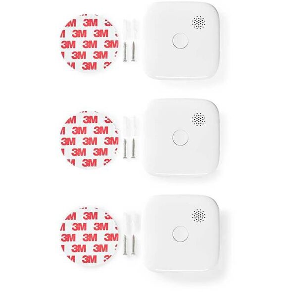 Ανιχνευτής καπνού Nedis SmartLife WIFIDS21WT3 3τμχ.