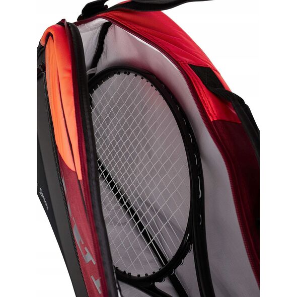 Τσάντα τένις DUNLOP CX-PERFORMANCE 3 μαύρο/κόκκινο