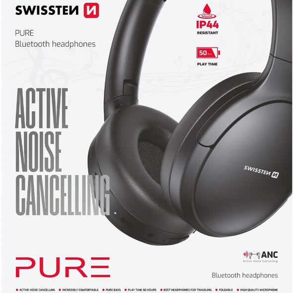 Swissten Pure ANC Ασύρματα Ακουστικά