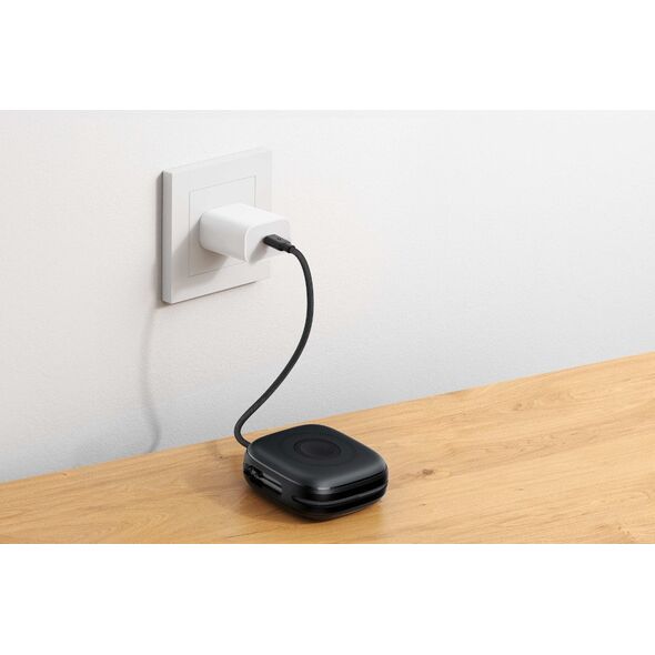 Swissten Power Bank Voltbox MagGO με ενσωματωμένα καλώδια / Magsafe / Apple Watch