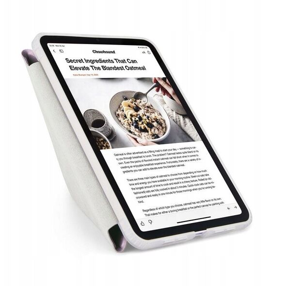 Θήκη Pipetto Origami No1 Original, μεταλλικό μοβ - iPad mini (2024/2021)