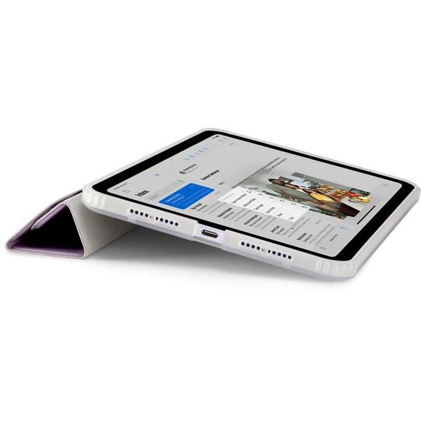 Θήκη Pipetto Origami No1 Original, μεταλλικό μοβ - iPad mini (2024/2021)