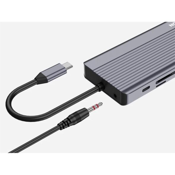 CANYON διανομέας DS-16 13σε1 4k USB-C Γκρι