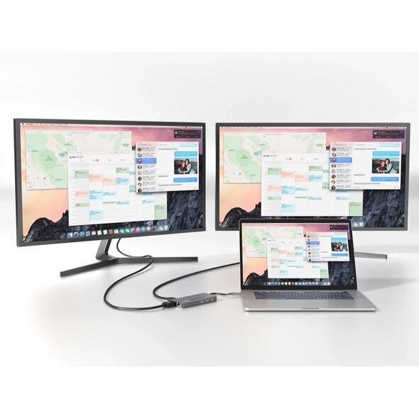CANYON διανομέας DS-16 13σε1 4k USB-C Γκρι