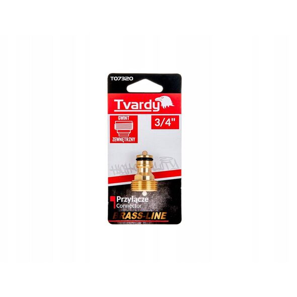 Σύνδεσμος με εξωτερικό σπείρωμα 3/4" BRASS-LINE (10/80)