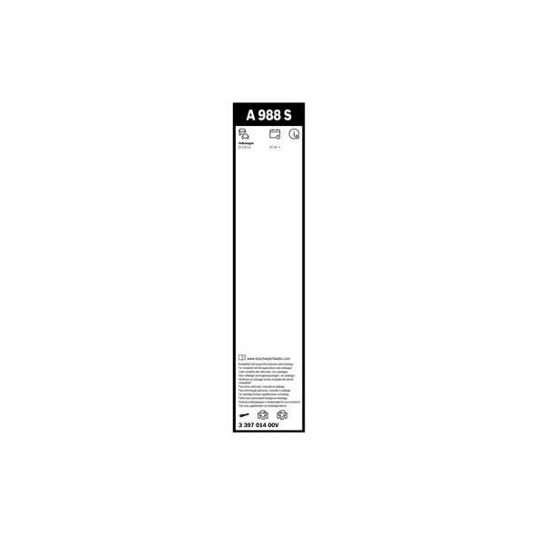 Bosch Aerotwin Flatblade σετ υαλοκαθαριστήρων A988S