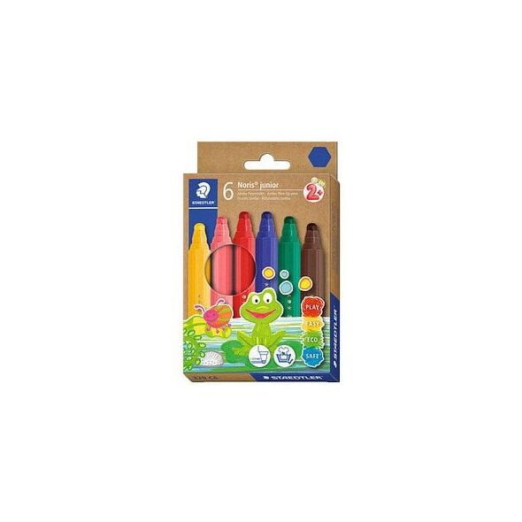 Μαρκαδόροι STAEDTLER Noris junior Jumbo σετ 6 τεμαχίων
