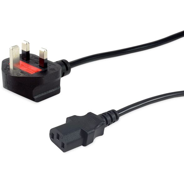 Καλώδιο ρεύματος Equip IEC UK-BS1363 -> C13 3m αρσενικό/θηλυκό μαύρο