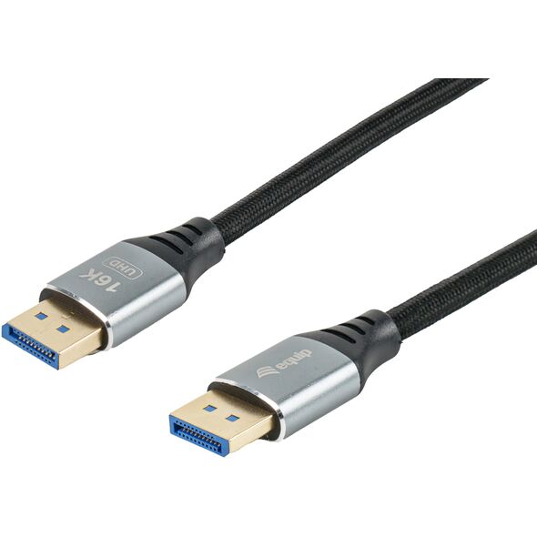 Καλώδιο DisplayPort 2.1 Equip St/St 3.00m16K/60Hz συμβατό με HDCP Αλουμίνιο γκρι