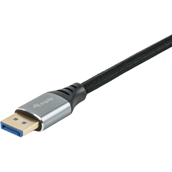 Καλώδιο DisplayPort 2.1 Equip St/St 3.00m16K/60Hz συμβατό με HDCP Αλουμίνιο γκρι