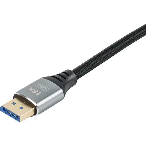 Καλώδιο DisplayPort 2.1 Equip St/St 3.00m16K/60Hz συμβατό με HDCP Αλουμίνιο γκρι