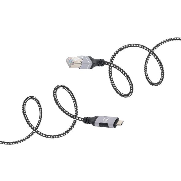 MANHATTAN USB-C σε καλώδιο δικτύου Gigabit Ethernet 2m