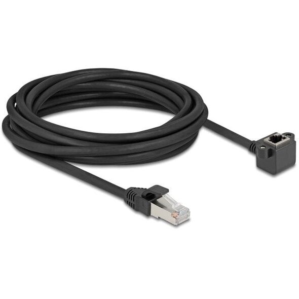 Καλώδιο επέκτασης δικτύου DELOCK RJ45 αρσενικό > RJ45 θηλυκό γωνιακό 5μ