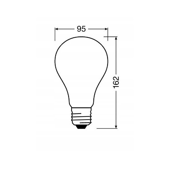 Λάμπα LED OSRAM PARATHOM CLASSIC, E27, A200, 4000 K, 24 W, 3452 lm, μη ρυθμιζόμενη