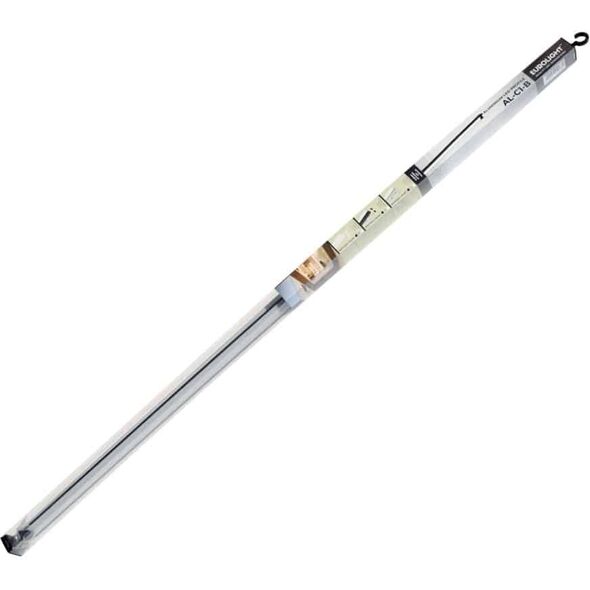 Προφίλ για ταινίες LED EUROLIGHT AL-C1-B, αλουμίνιο, γωνιακό, μαύρο, ανοδιωμένο, 1μ
