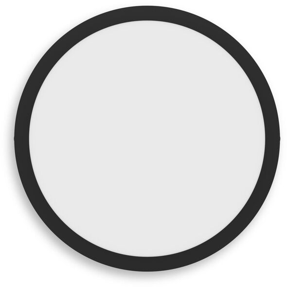 Επιφάνεια LED πάνελ PHILIPS MAGNEOS, 20W, 2700K, 1900lm, στρογγυλό σχήμα, μαύρο χρώμα, o26.8xh2.8cm