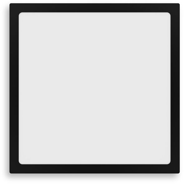 Επιφανειακός LED πίνακας PHILIPS MAGNEOS, 20W, 2700K, 1900lm, μαύρο, 28.5 x 28.5 x h2.8cm