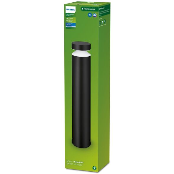 Φωτιστικό εξωτερικού χώρου LED δαπέδου PHILIPS LAVEN, IP44, 6 W, 4000 K, 750 lm, O10 x 50 cm