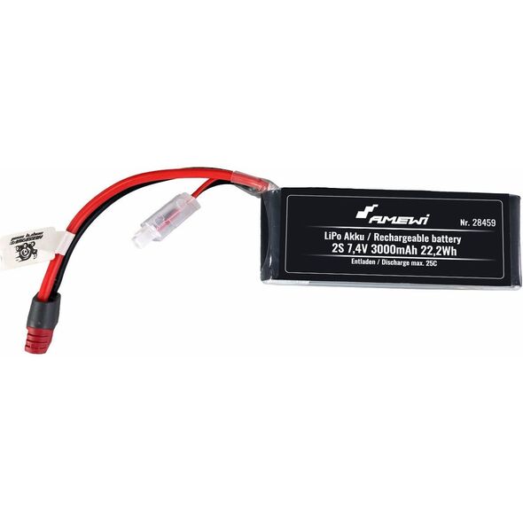 Amewi Μπαταρία LiPo 2S 7,4V 3000mAh 25C T-Stecker