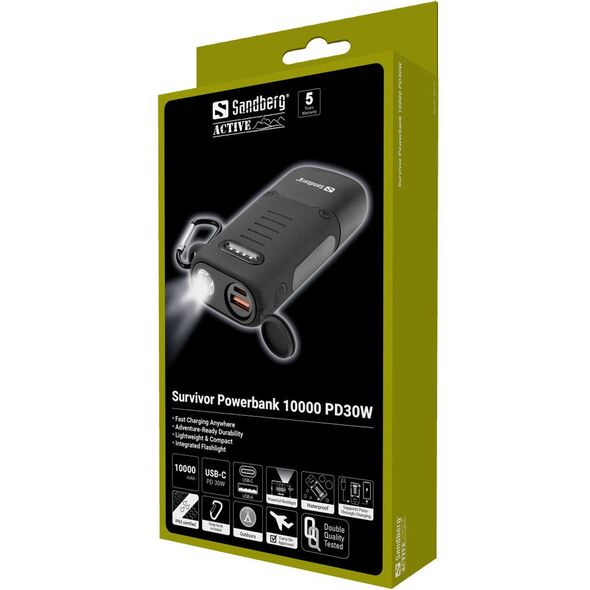 Φορητός Φορτιστής Survivor 10000 PD30W