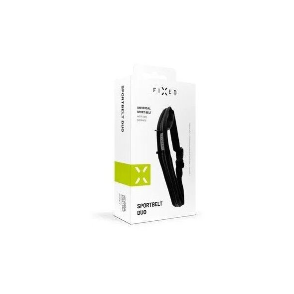 Fixed Sportbelt Duo - Καθολική ζώνη αθλητισμού για δρομείς μαύρη - Εγγύηση ασφάλειας. Απλές δόσεις. Δωρεάν αποστολή από 170 zł.