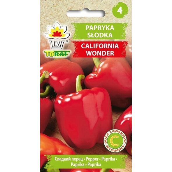 TORAF ΠΙΠΕΡΙΑ CALIFORNIA WONDER CAPSICUM ANNUUM L. [0,5 G]