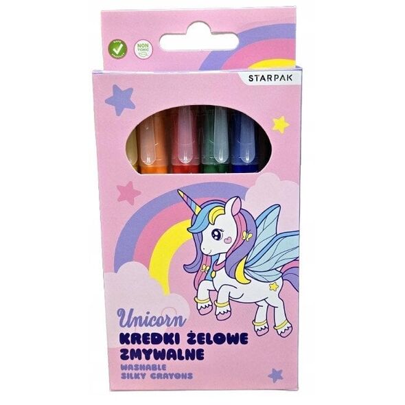 ΠΛΥΝΟΜΕΝΟΙ ΚΡΕΙΟΝΙΑ 6 ΧΡΩΜΑΤΑ UNICORN WYKR STK PUD 12/144