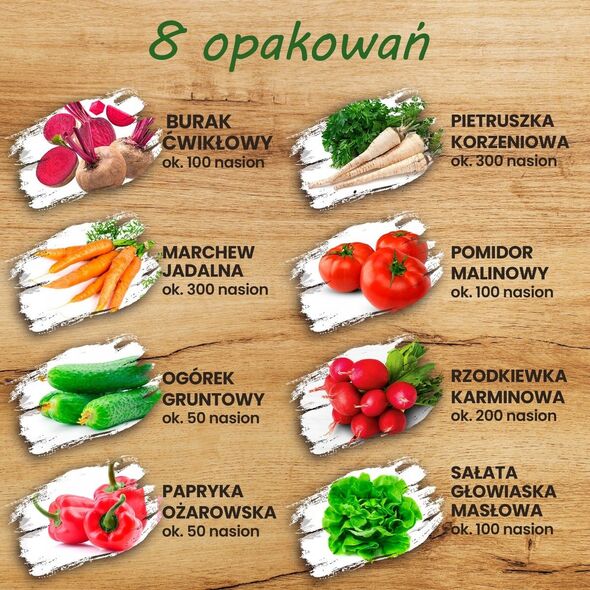 PNOS Σετ | Επικαλυμμένοι Σπόροι | 8 Συσκευασίες