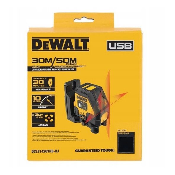 DEWALT.ΣΤΑΥΡΩΤΟ LASER 10.8V DCLE14201GB ΠΡΑΣΙΝΟ USB-C