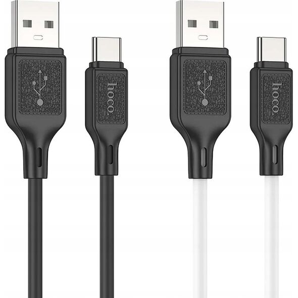 Kabel USB Hoco HOCO kabel USB A do Typ C 3A X90 1 m czarny