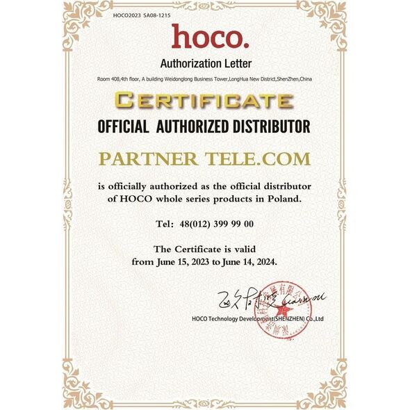 Hoco HOCO mysz komputerowa bezprzewodowa 2,4G 1600 dpi GM21 czarna
