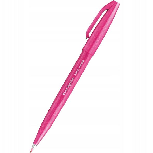 Πινέλο Pentel Brush Sign Pen SES15C ροζ