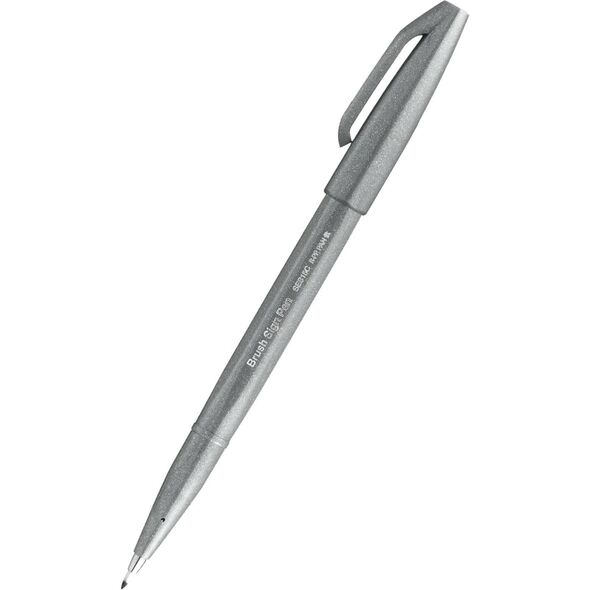 Πινέλο Pentel Brush Sign Pen SES15C γκρι