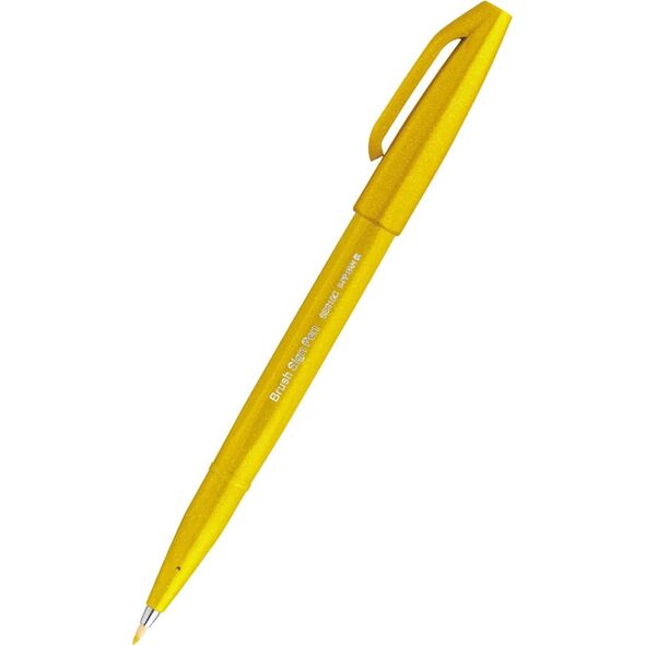 Πινέλο Pentel Brush Sign Pen SES15C κίτρινο