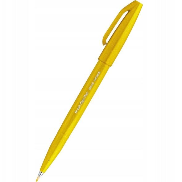 Πινέλο Pentel Brush Sign Pen SES15C κίτρινο