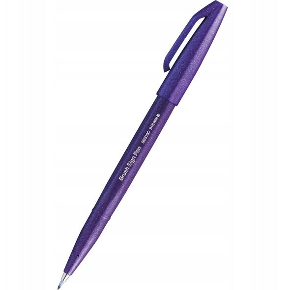 Πινέλο Pentel Brush Sign Pen SES15C μωβ