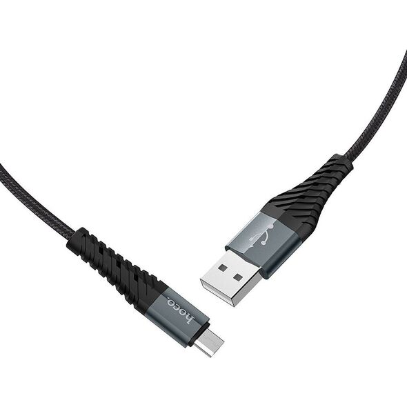 Kabel USB Partner Tele.com HOCO kabel USB - Micro COOL X38 1 metr czarny