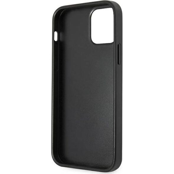 Guess Guess GUHCP12M4GMGGR iPhone 12/12 Pro 6,1" szary/grey hardcase 4G Big Metal Logo