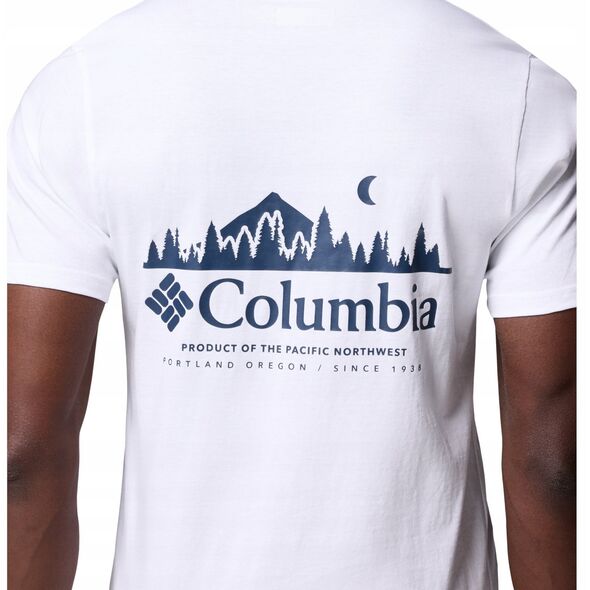 Columbia Rapid Ridge Back Graphic Tee II 1934824118 λευκό M