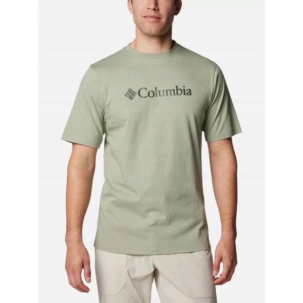 Κοντομάνικο Μπλουζάκι Columbia CSC Basic Logo SS 1680053354 Πράσινο L