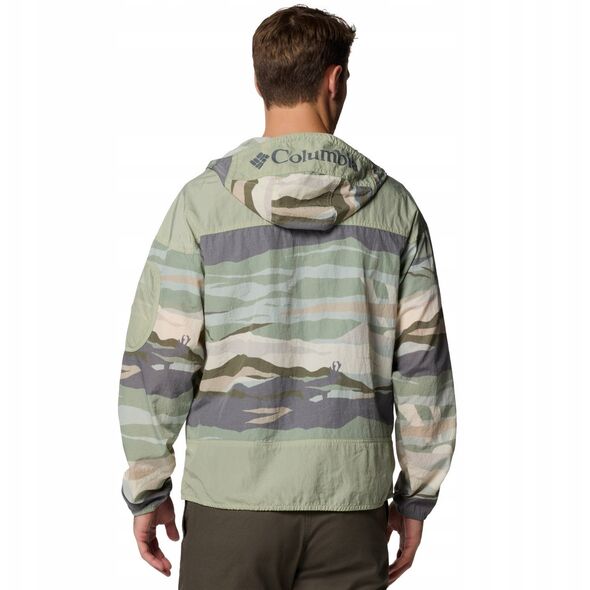 Columbia Challenger II Novelty Windbreaker Jacket 2116981348 Zielone XL