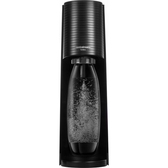 Saturator Sodastream Terra + 2 butelki + gaz Czarny + syrop Pepsi, Pepsi Zero, Pepsi Lime, 7Up