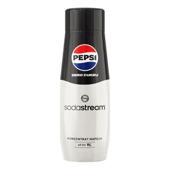 Saturator Sodastream Terra + 2 butelki + gaz Czarny + syrop Pepsi, Pepsi Zero, Pepsi Lime, 7Up